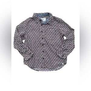 Sovereign Code Size S, 8, Holiday Llama Button Down Dress Shirt
